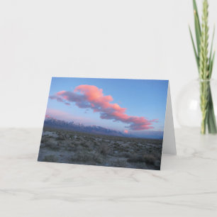 Eastern Sierra Sunrise Greeting Card Feiertagskarte