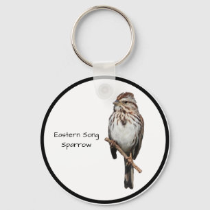 Eastern Song Sparrow Schlüsselanhänger