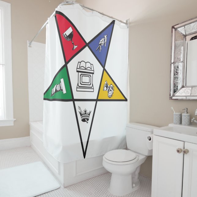 Eastern Star Duschvorhang (Beispiel)