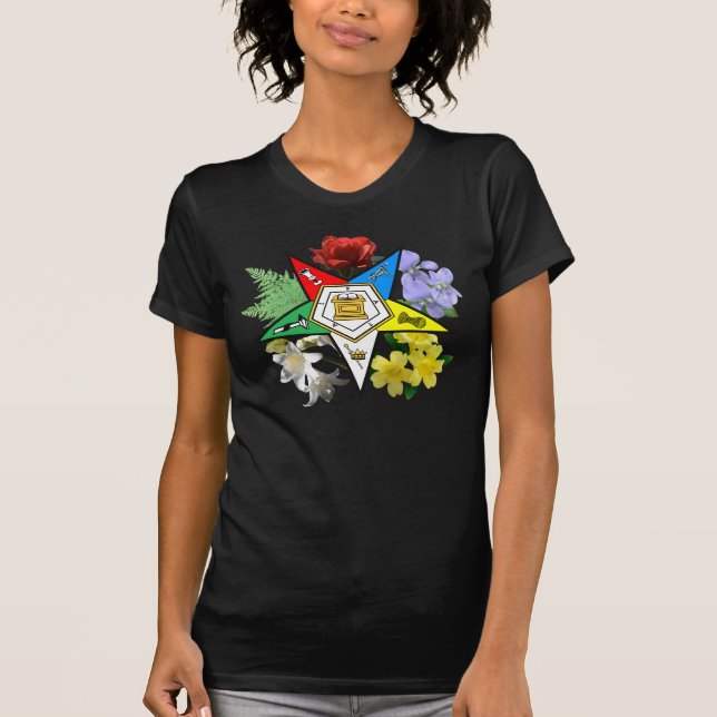 Eastern Star Floral T - Shirt (Vorderseite)