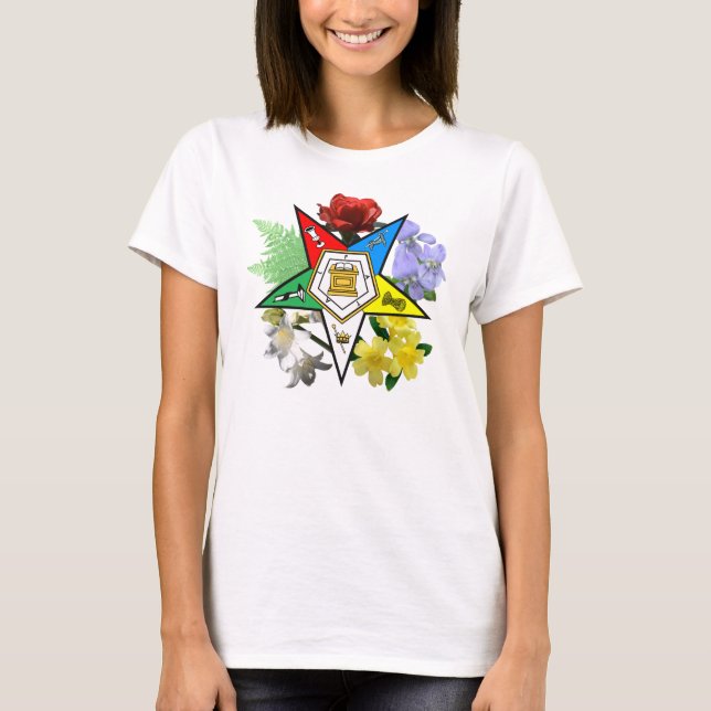 Eastern Star Floral T - Shirt (Vorderseite)