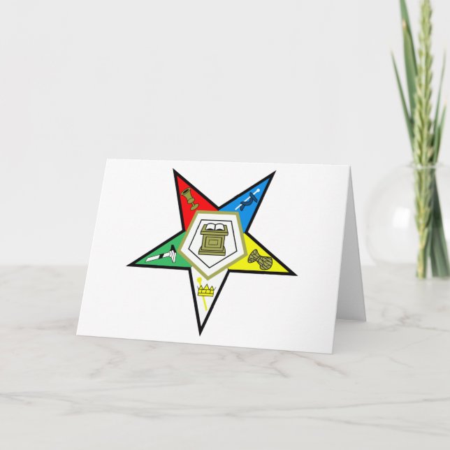 Eastern Star Karte (Vorderseite)