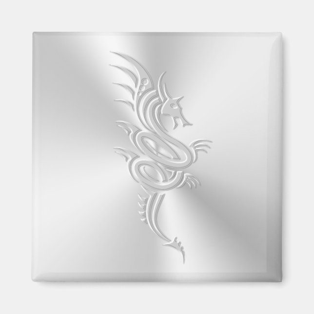 Eastern-style Dragon, Embossed-effect Magnet (Vorne)