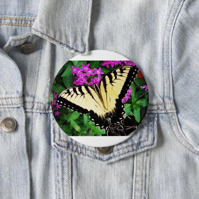 Eastern Tiger Frack Butterfly #1 Button (Beispiel)