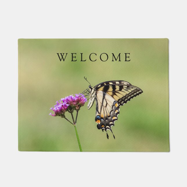 Eastern Tiger Frack Butterfly Fußmatte (Vorderseite)