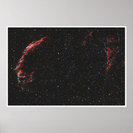 Eastern Veil Nebula Cosmic Deep Space Photography Poster