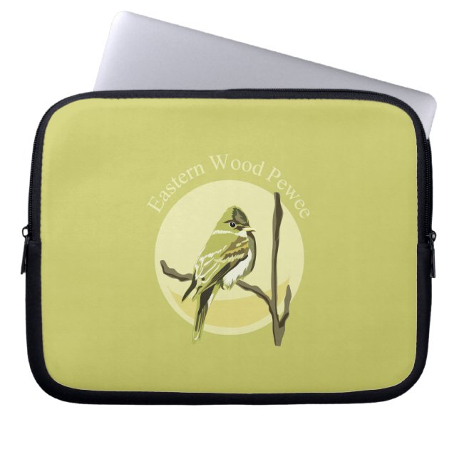 Eastern Wood-Pewee Laptopschutzhülle (Vorderseite)