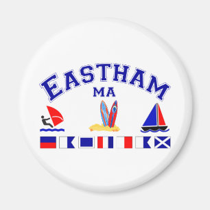 Eastham MA Signal-Flagge Magnet