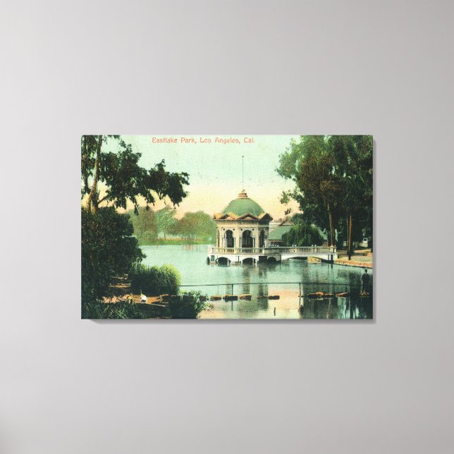 Eastlake Park Scene Leinwanddruck (Vorderseite)