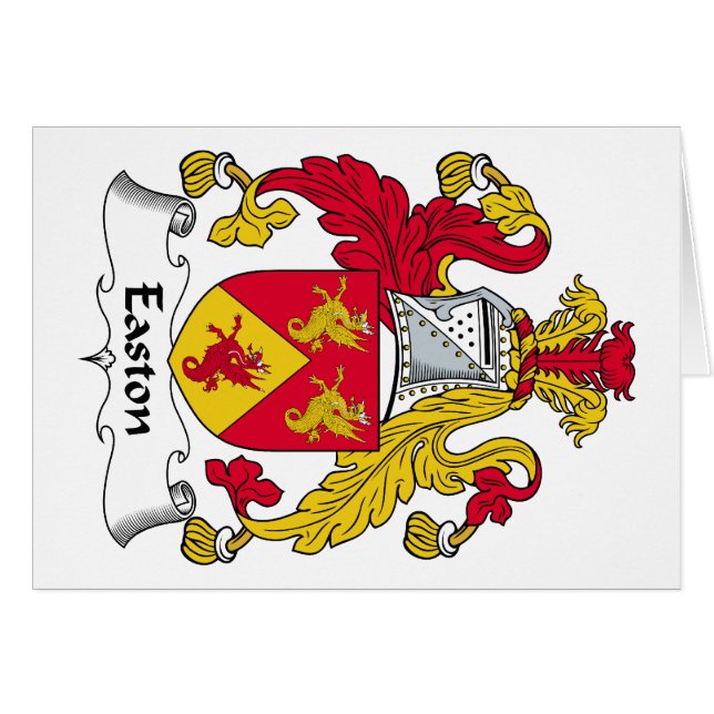 Easton Familienwappen (Vorderseite (Horizontal))