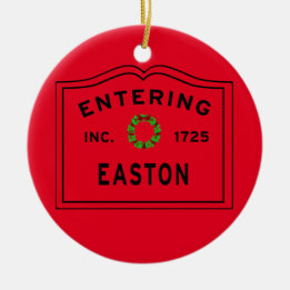 Easton MA Weihnachten Keramik Ornament