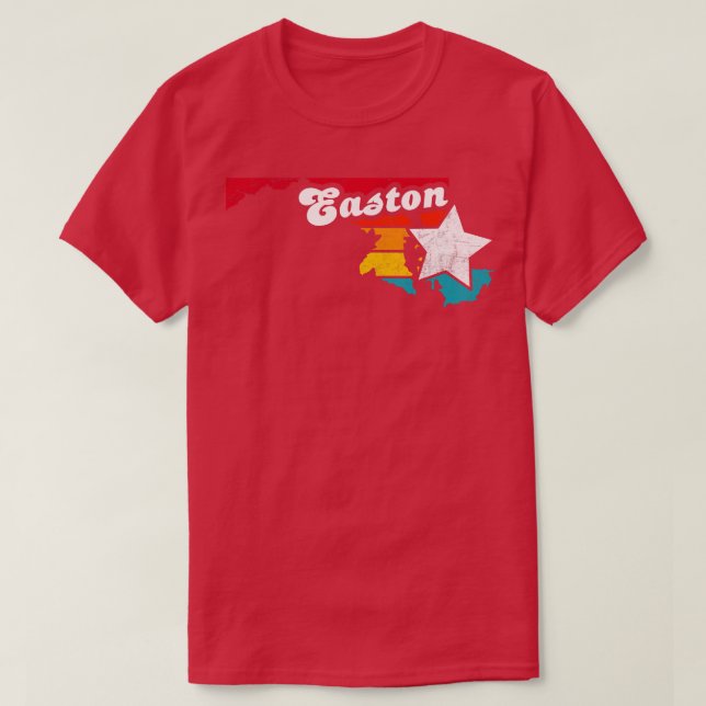 Easton Maryland Vintag Distressed Souvenir 2 T-Shirt (Design vorne)