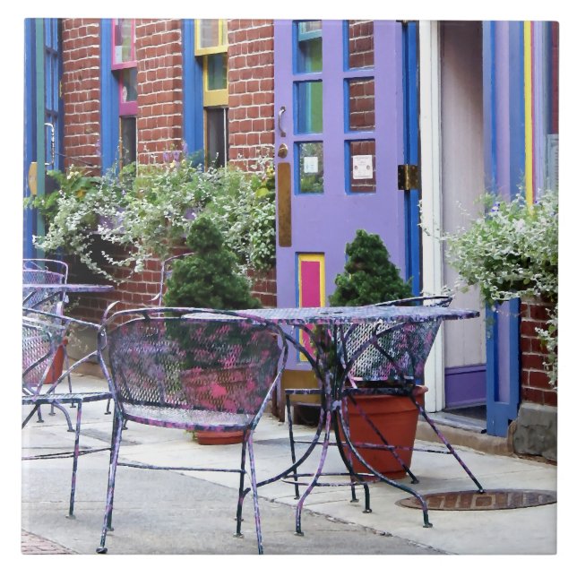 Easton PA - Außensitze Fliese (Vorderseite)