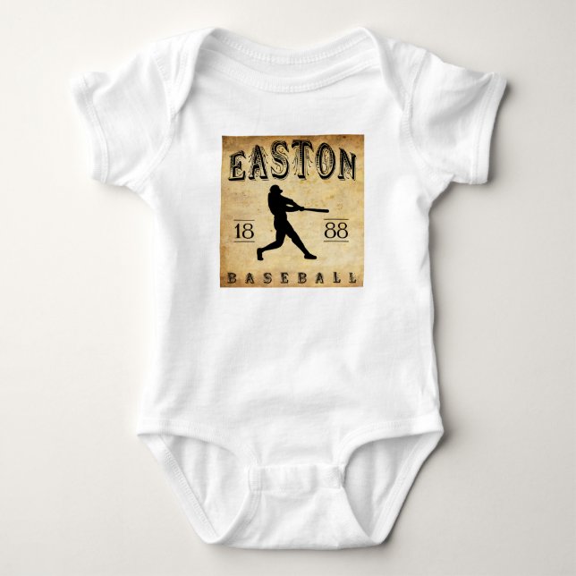 Easton Pennsylvania Baseball 1888 Baby Strampler (Vorderseite)