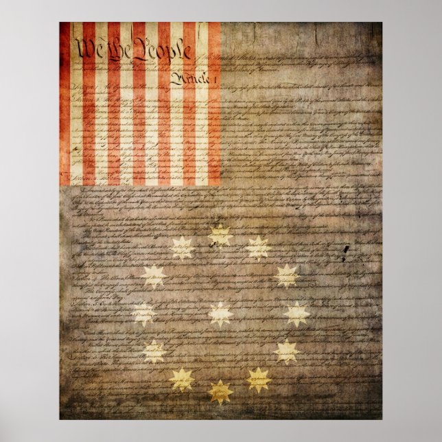 Easton Pennsylvania Flag Poster (Vorne)