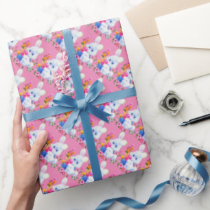 Eastr Häschen und Eimuster-Packpapier Geschenkpapier