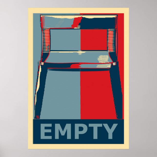 Eastwoooding der Vorsitzende Funny Obama politisch Poster (Vorne)