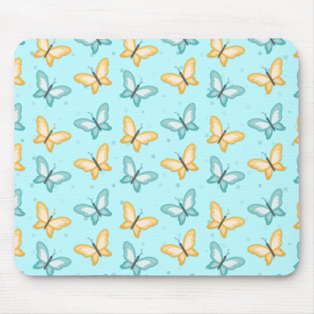 Easy Butterfly Nail Art Mousepad (Vorne)