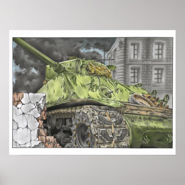 Easy Eight Sherman Poster (Vorne)