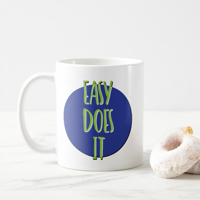 Easy It Récupération Slogan Mug (Avec donut)