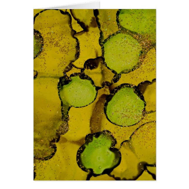 Easy Peasy - Cercles Abstraits peints en vert d'en (Devant)