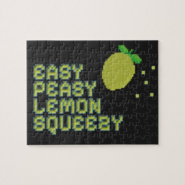 Easy Peasy Lemon Squeezy Pixel-Art-Rätsel (Horizontal)