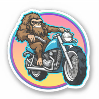 Easy Rider Motorrad Daddy Sasquatch Aufkleber