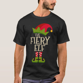 Easy The Fiery Elf Xmas Kostüme Familie Gruppe Chr T-Shirt