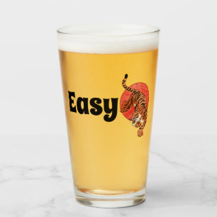 Easy Tiger Pint Glas – Fette Typografie