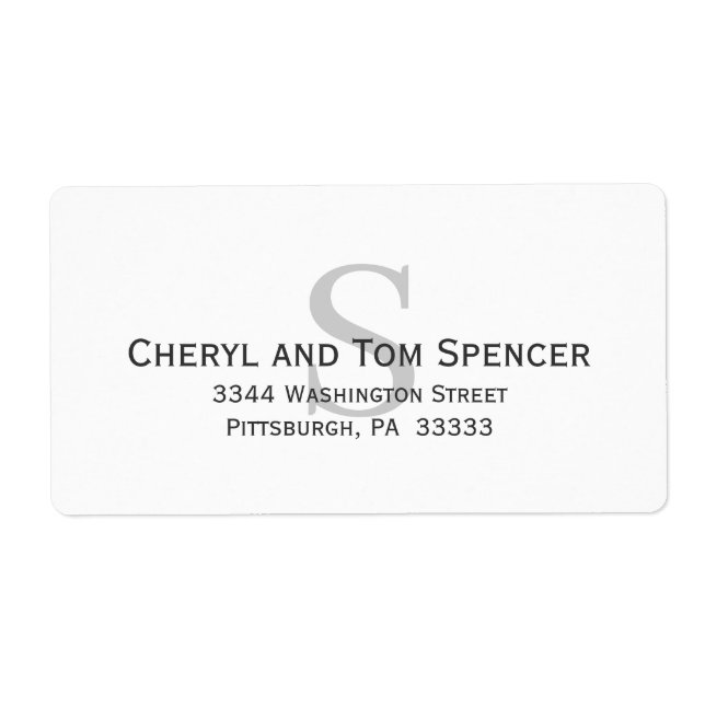 Easy To Read Classic Monogram Large (Vorne)