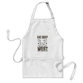 Eat Beef Funny Gag Neuheit Geschenke Schürze