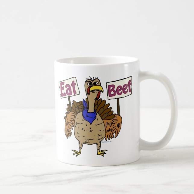 Eat Beef - Gespräch mit der Türkei Kaffeetasse (Rechts)