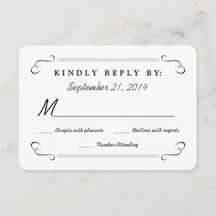 Eat Drack be Married Chalkboard Roundé RSVP