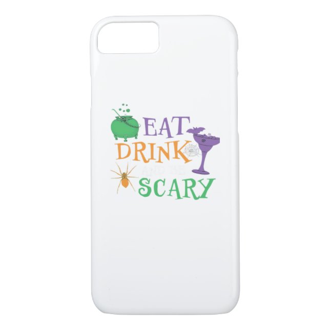 Eat Drink And Be Scary Halloween Case-Mate iPhone Hülle (Rückseite)