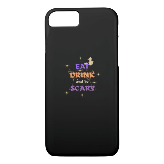 Eat Drink And Be Scary Halloween Funny Design Case-Mate iPhone Hülle (Rückseite)