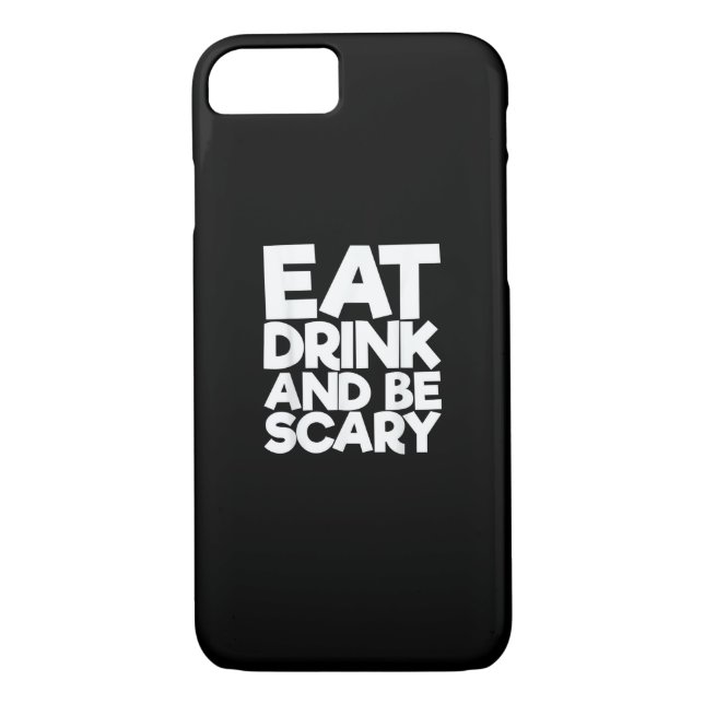 Eat Drink And Be Scary Halloween Retro Classic Case-Mate iPhone Hülle (Rückseite)