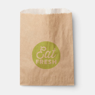Eat Fresh Retro Typografie Fvor Bags Geschenktütchen
