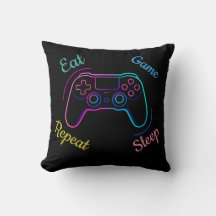 Eat Game Sleep Repeat | Neon-Gamer individuell anp