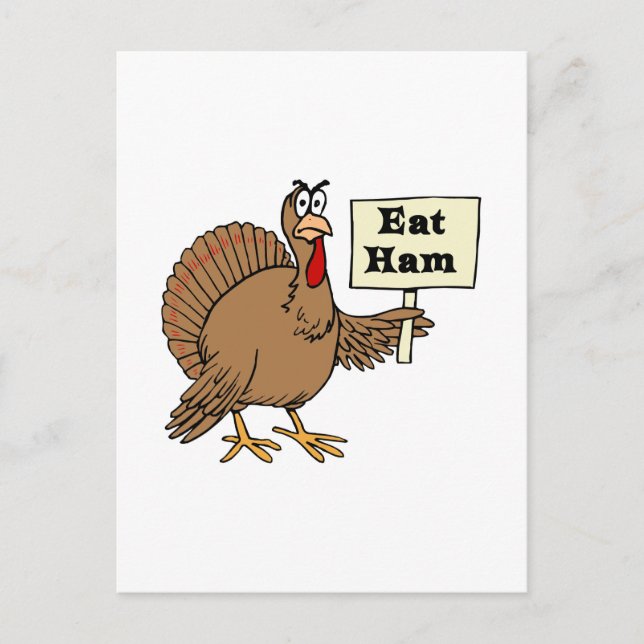 Eat Ham Postkarte (Vorderseite)