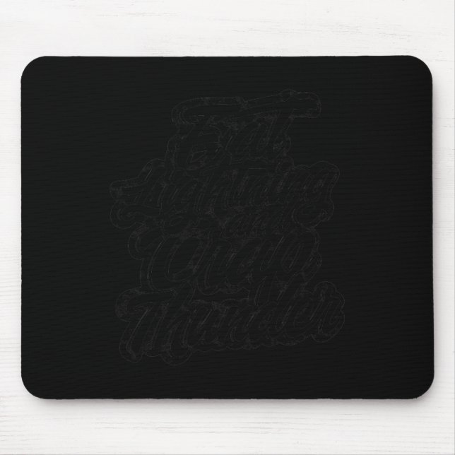 Eat Lightning And Crap Thunder - Bodybuilding und  Mousepad (Vorne)