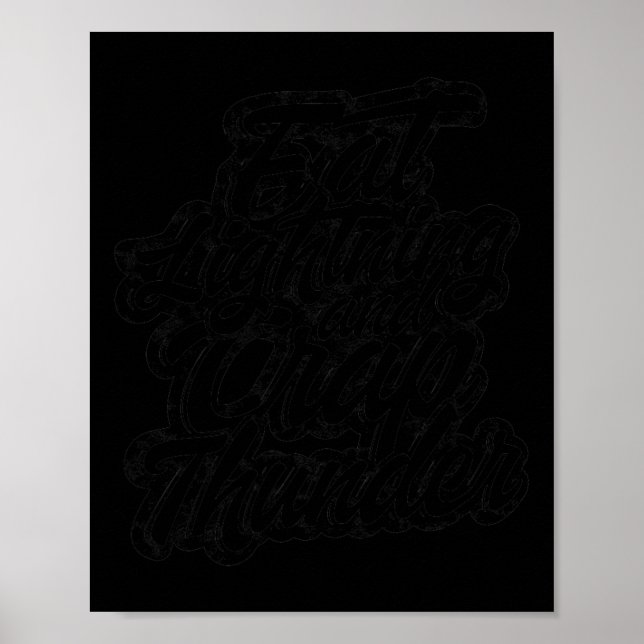 Eat Lightning And Crap Thunder - Bodybuilding und  Poster (Vorne)