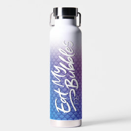 "Eat My Bubbles" Pink/Lila/Blue Waage Swim Life Trinkflasche