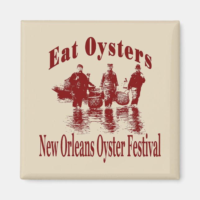 Eat Oysters, Oyster Festival Magnet (Vorne)