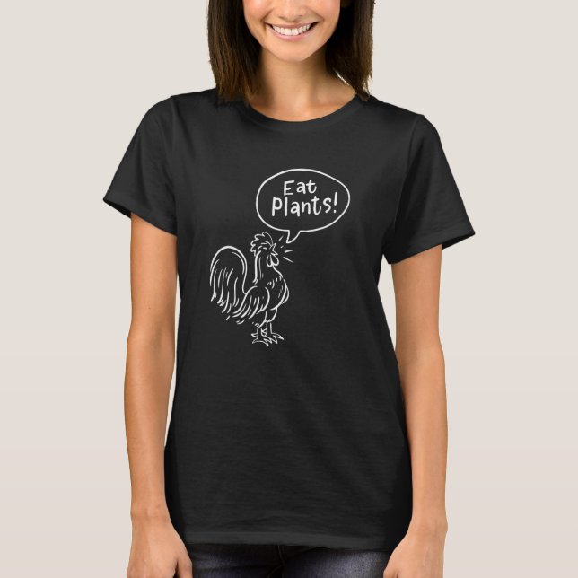 Eat Plants Vegan Vegetarian Turkey Thanksgiving_1 T-Shirt (Vorderseite)