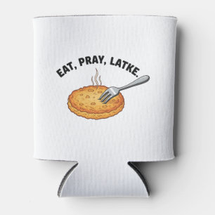 Eat Pray Latke Jewish Hanukkah Latke Lovers Dosenkühler