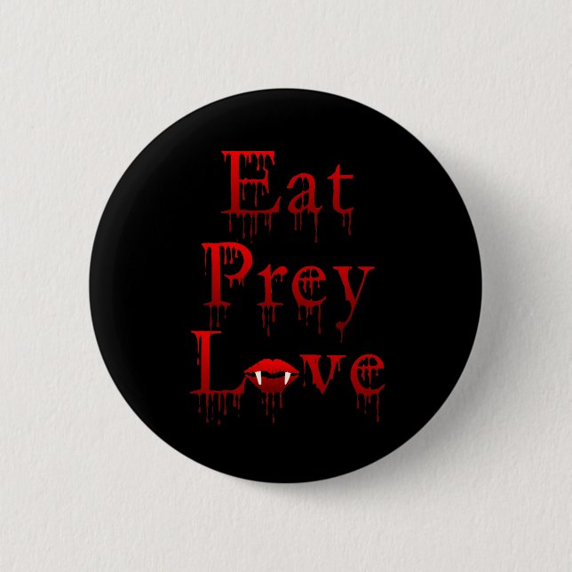 Eat Prey Liebe Button (Vorderseite)