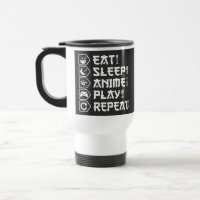 Eat Sleep Anime Play Repeat Otaku Anime Lebensstil