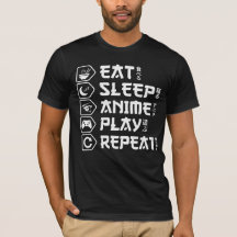 Eat Sleep Anime Play Repeat Otaku Anime Lifestyle