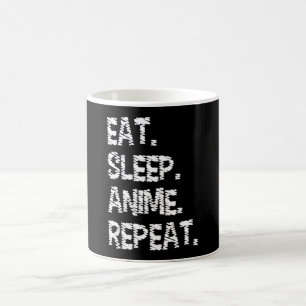 Eat Sleep Anime Repeat  Design for Anime Lover Kaffeetasse