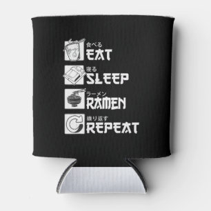 Eat Sleep Anime Repeat Gift Idea Cosplayer Dosenkühler